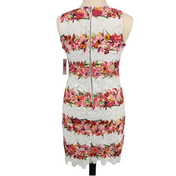 Julia Jordan Tropical Floral Lace Sheath Dress NWT - Picture 6 of 7